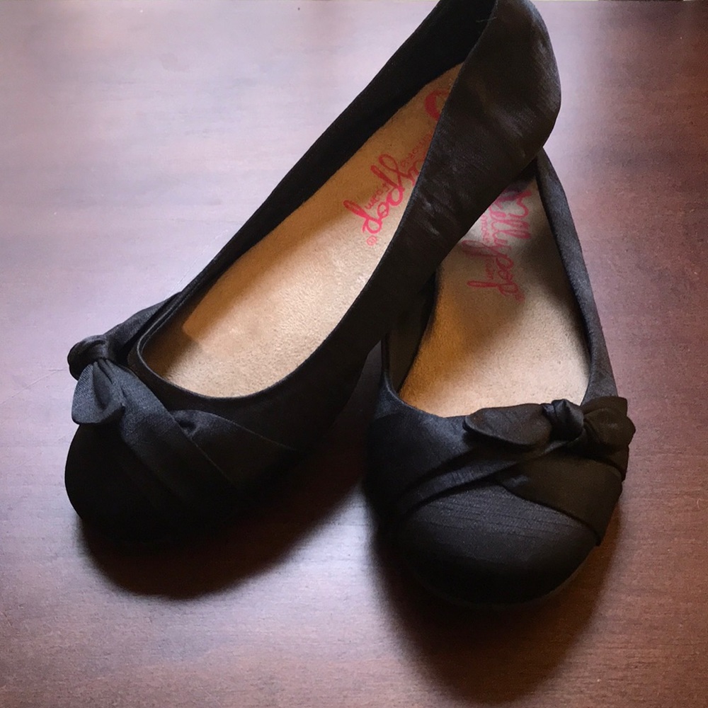Jellypop black flats
